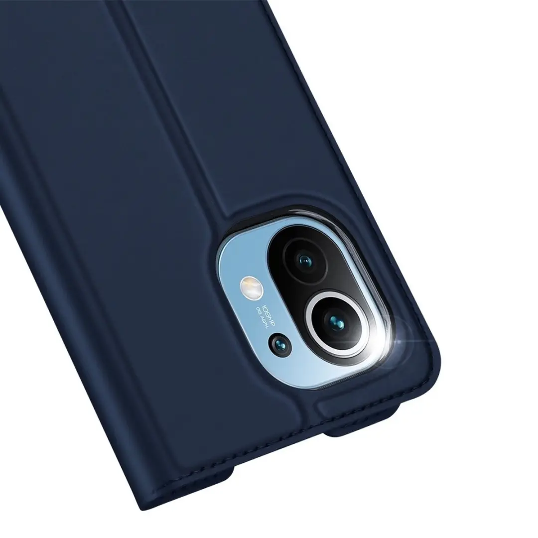 Dux Ducis Pro Serie Slim Wallethoes Xiaomi Mi 11 - Blauw