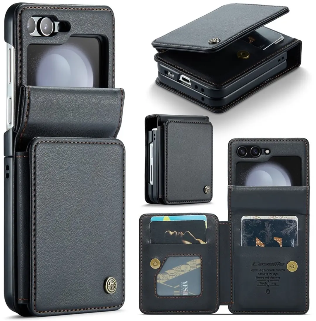 Caseme Leren Backcover Samsung Galaxy Z Flip 7 FE/Z Flip6