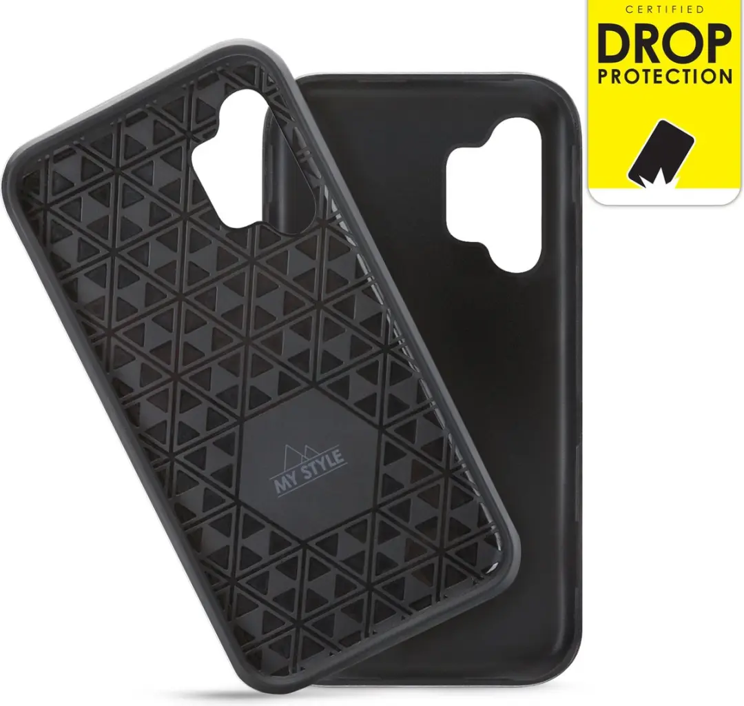 My Style Tough Backcover MSTCS1047 Samsung Galaxy A32 4G - Zwart