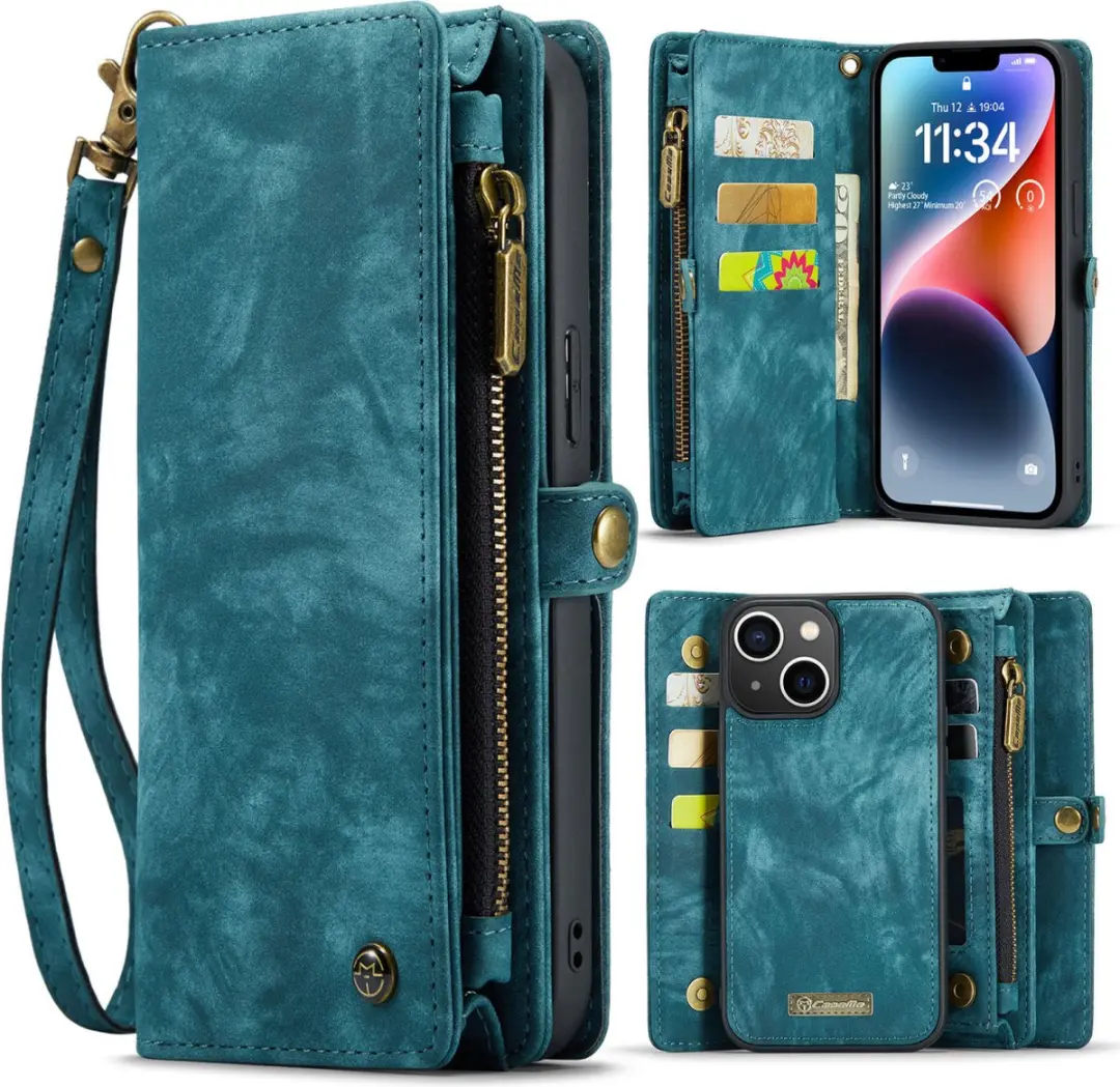Caseme Vintage Portemonneehoes iPhone 15 Plus
