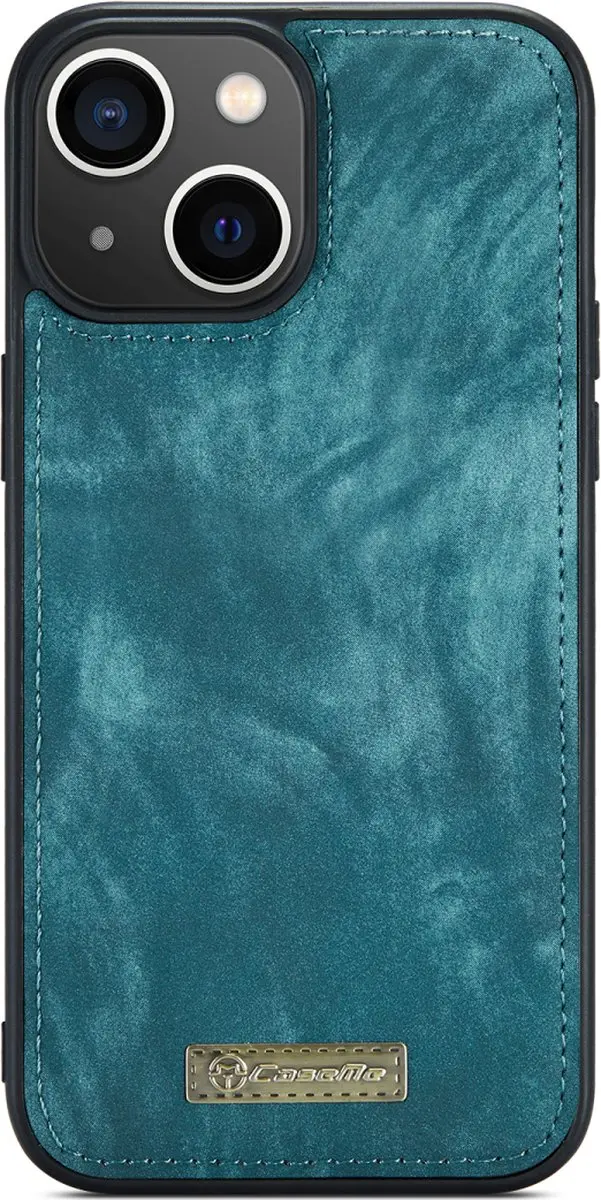 Caseme Vintage Portemonneehoes iPhone 15 Plus - Blauw CSM-39263