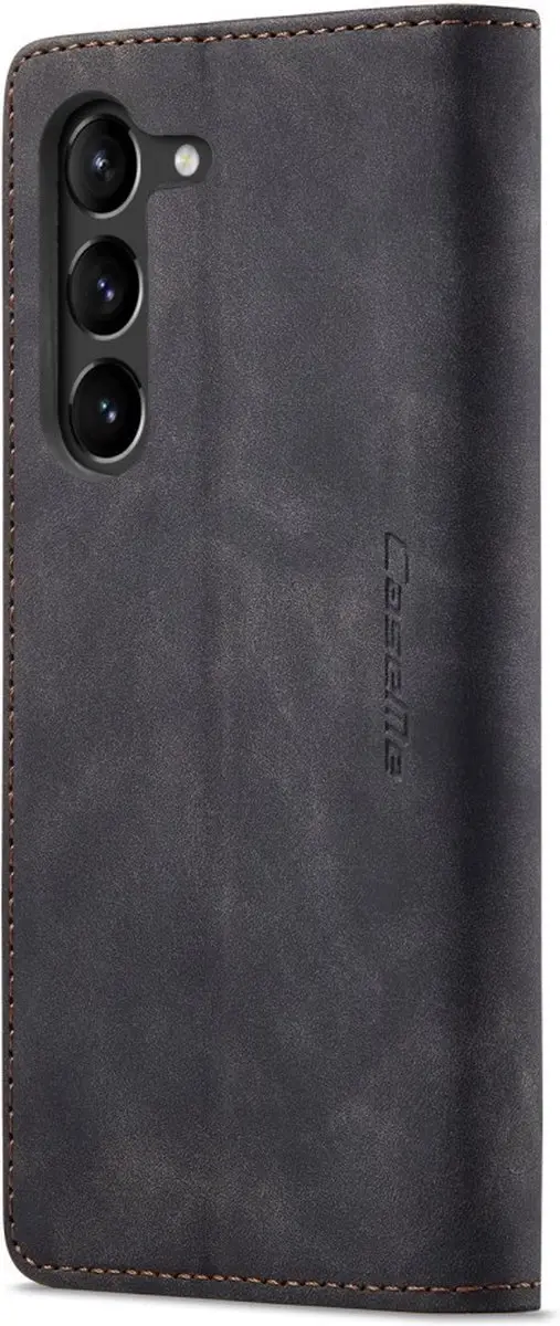 Caseme Bookcase Samsung Galaxy S23 Plus - 2 Stuks - Zwart