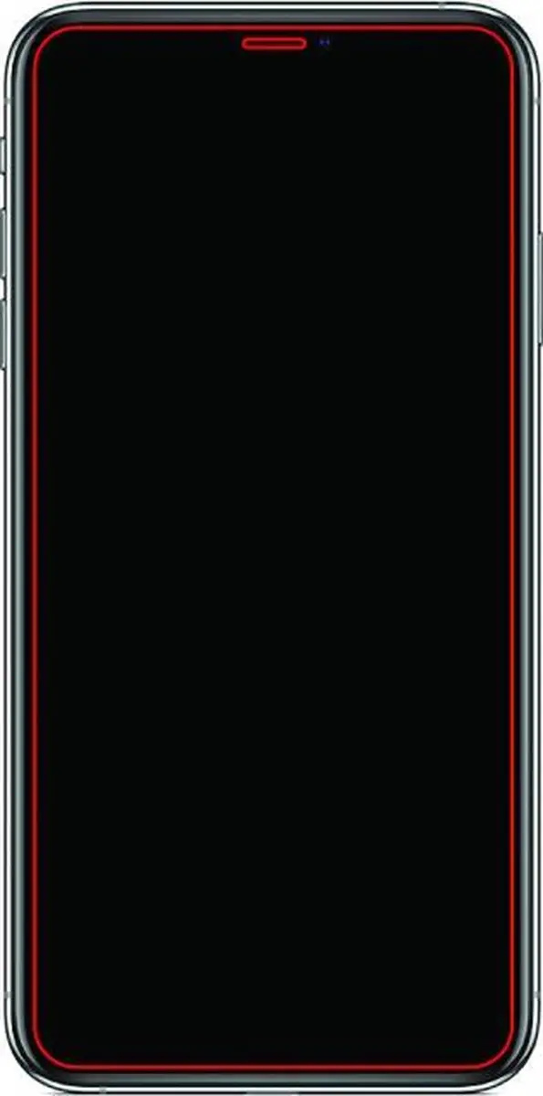 Mobilize iPhone XS Max Glazen Screenprotector - Case Friendly