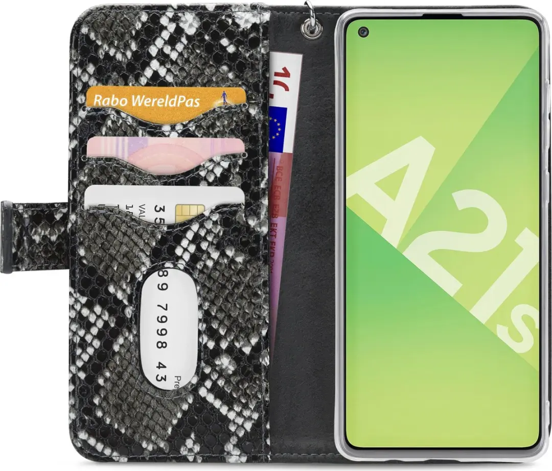 Mobilize Gelly Zipper Case Samsung Galaxy A21s - 4 Stuks - Zwart - afbeelding 6 van 6