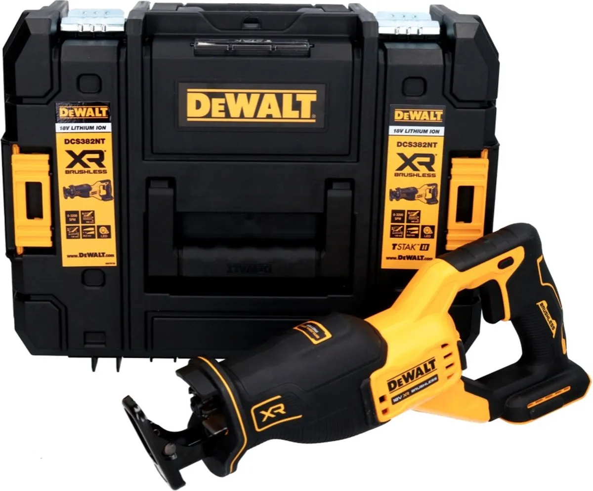 DeWalt DCS382NT Borstelloze Reciprozaag - 18V XR - afbeelding 2 van 6