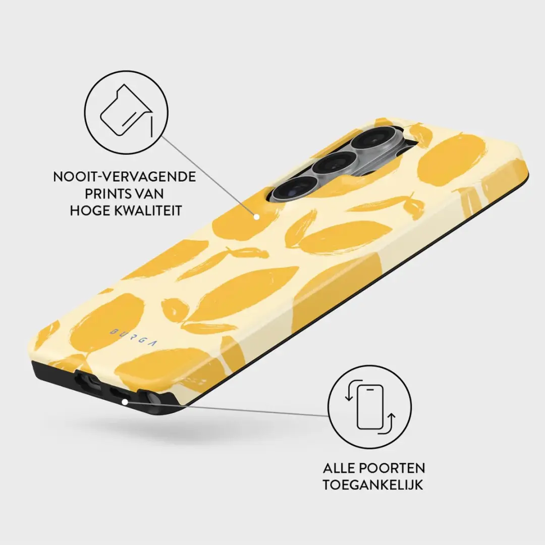 Burga Tough MagSafe Hoesje - Samsung Galaxy S26 Ultra - Geel
