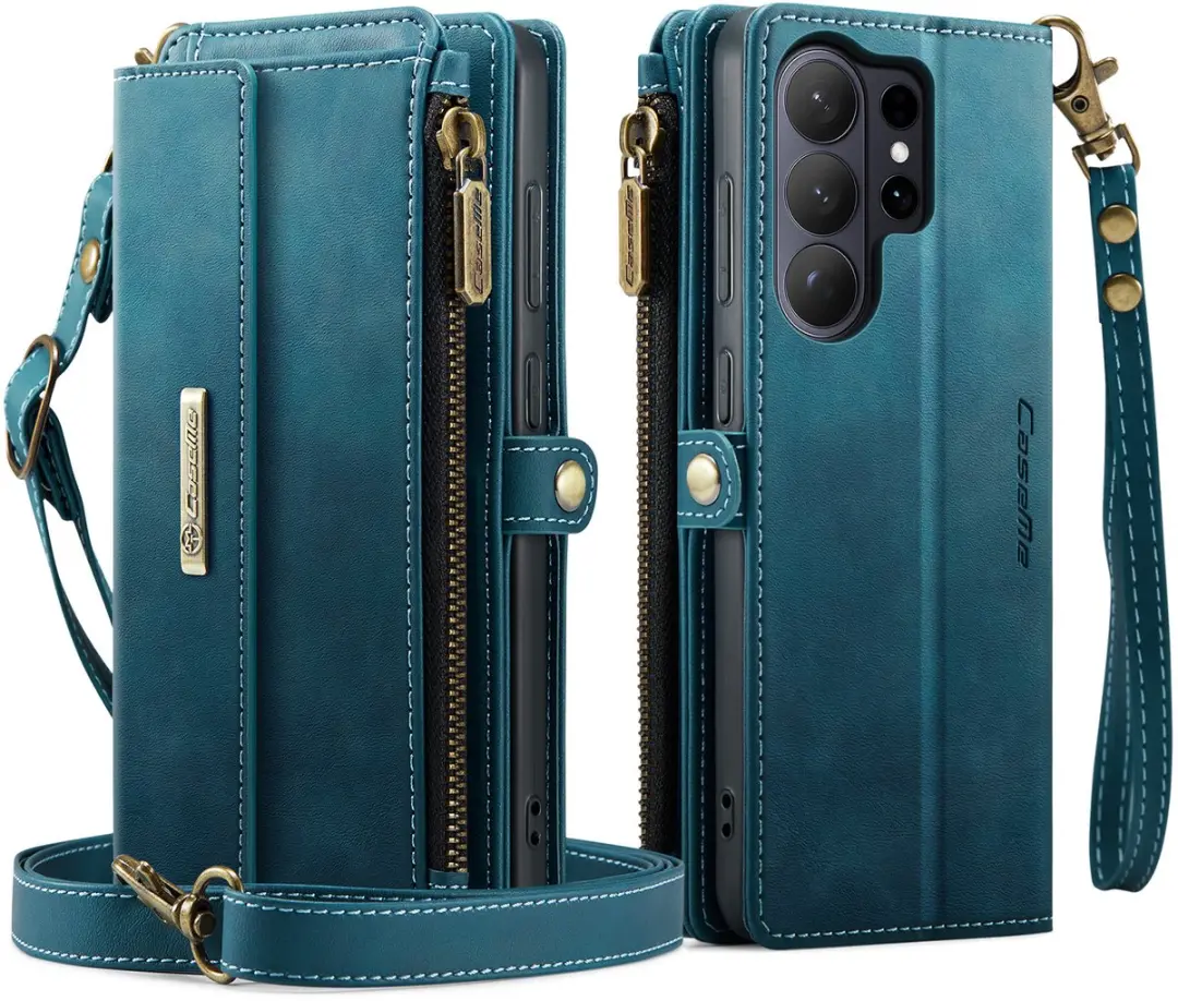 Caseme Hoesje Galaxy S26 Ultra Portemonnee - 9 Pasjes - Blauw - afbeelding 6 van 6