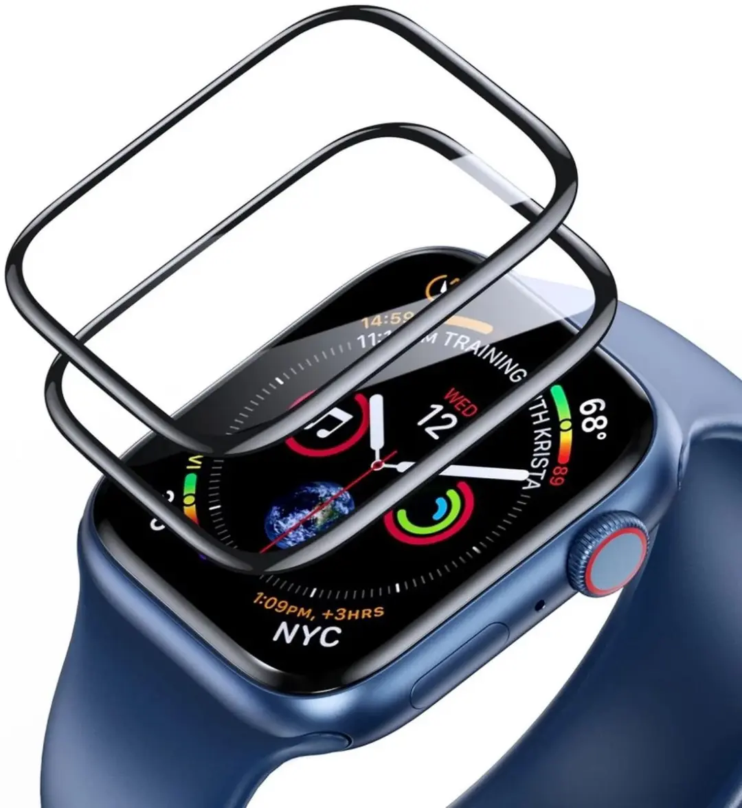 Dux Ducis Screenprotector Apple Watch 40mm - 2 Stuks - Zwart