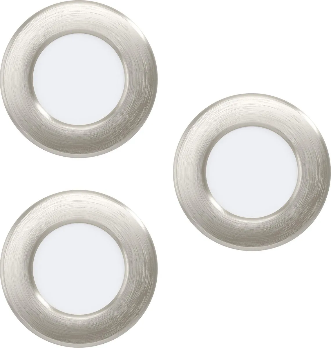 Eglo Fueva 5 Inbouwarmatuur LED Ø8,6cm Grijs/Wit