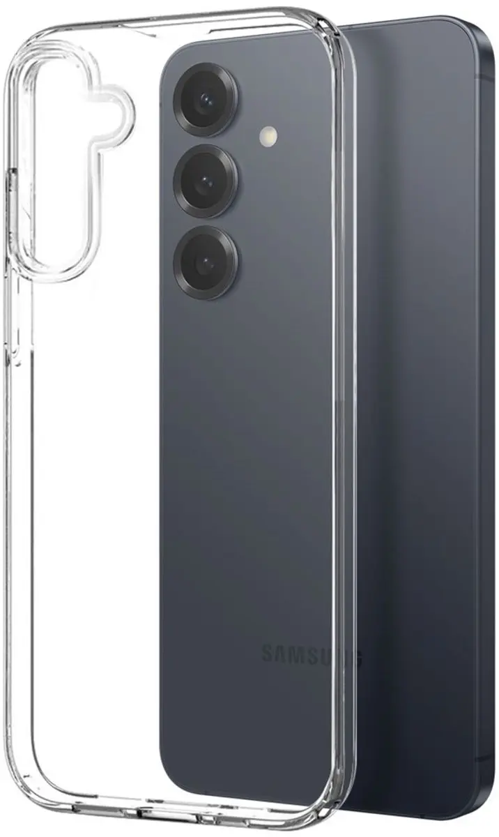 NORTHJO Hoesje Samsung Galaxy S25 FE 3-in-1 CombiDeal - Transparant