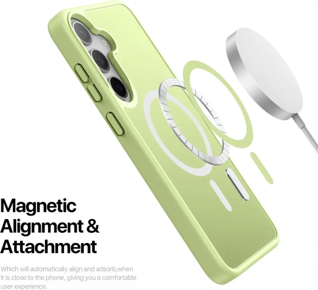 Dux Ducis Yind Hoesje Samsung Galaxy S25 Plus - Lime Groen