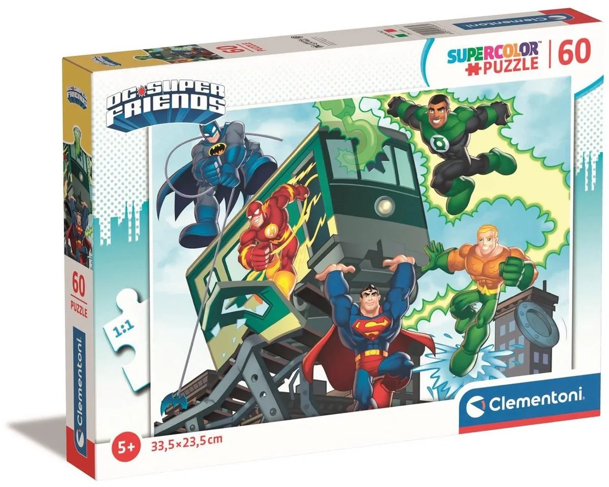 Clementoni DC Comics Puzzel 60 Stukjes - Multicolor