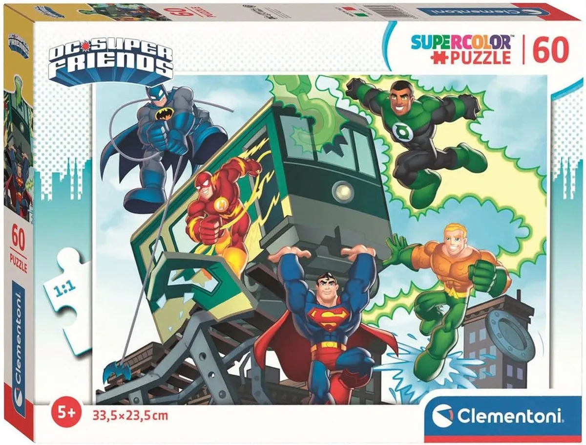 Clementoni DC Comics Puzzel 60 Stukjes - Multicolor