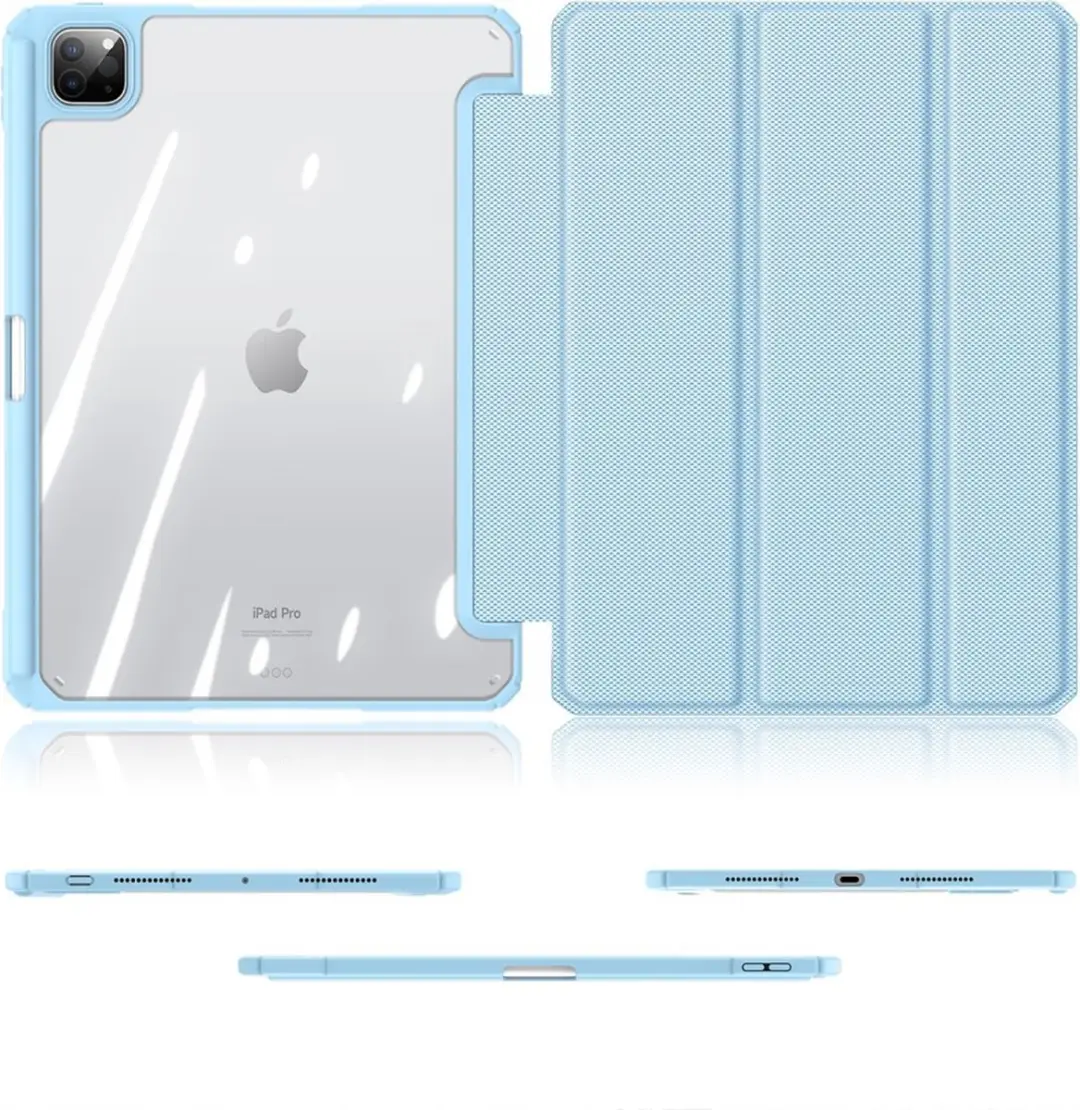 Dux Ducis Toby Tri-Fold Book Case iPad Pro 11 Lichtblauw - afbeelding 6 van 6