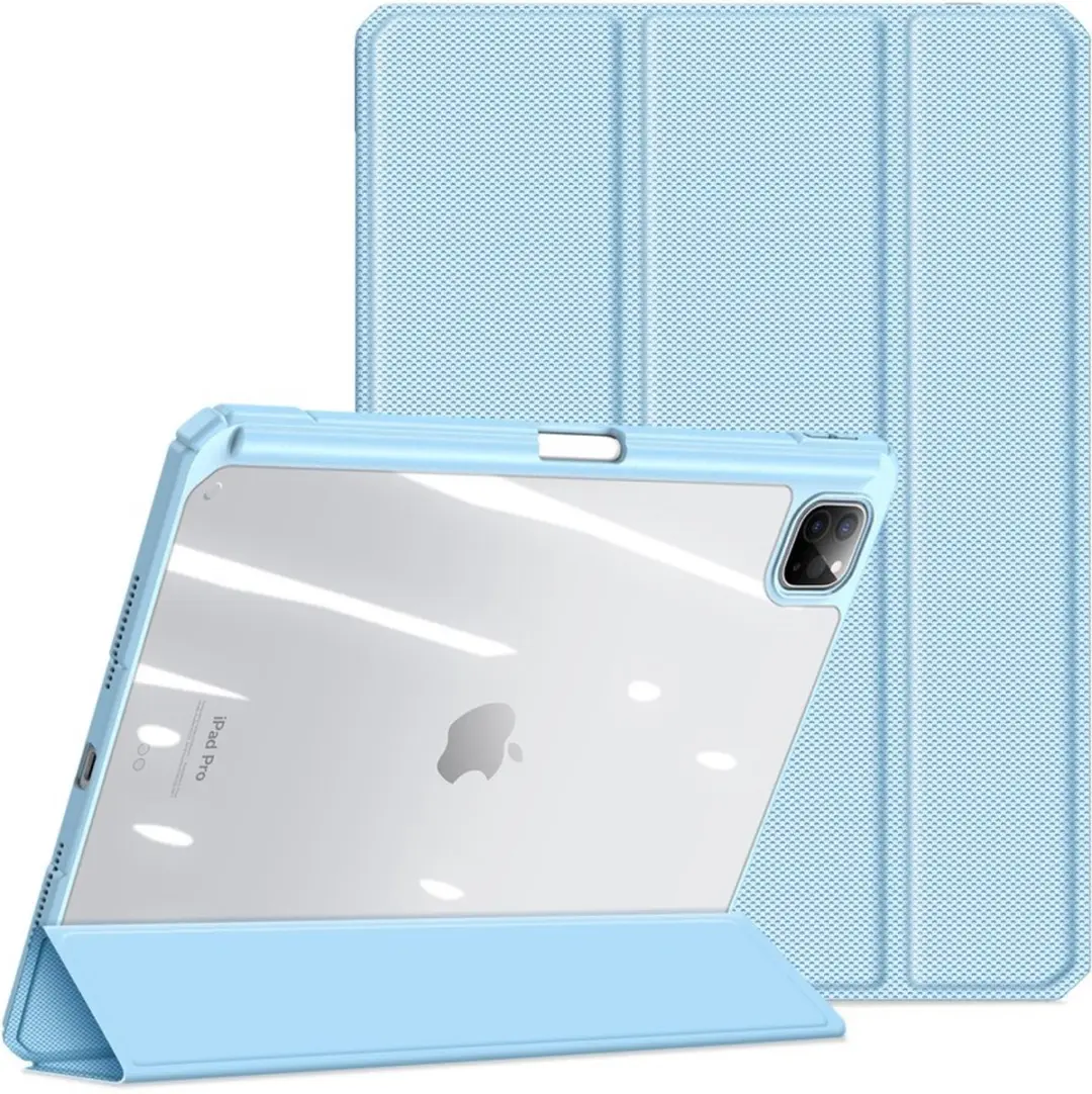 Dux Ducis Toby Tri-Fold Book Case iPad Pro 11 Lichtblauw