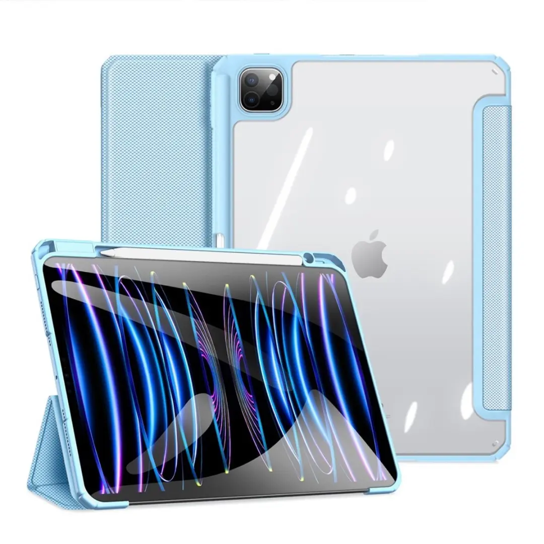 Dux Ducis Toby Tri-Fold Book Case iPad Pro 11 Lichtblauw