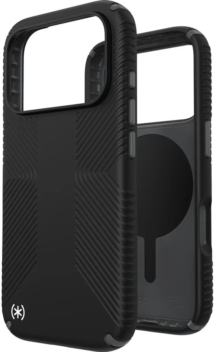 Speck Presidio2 Grip 150976-D143 Hoesje - iPhone 17 Pro - Zwart