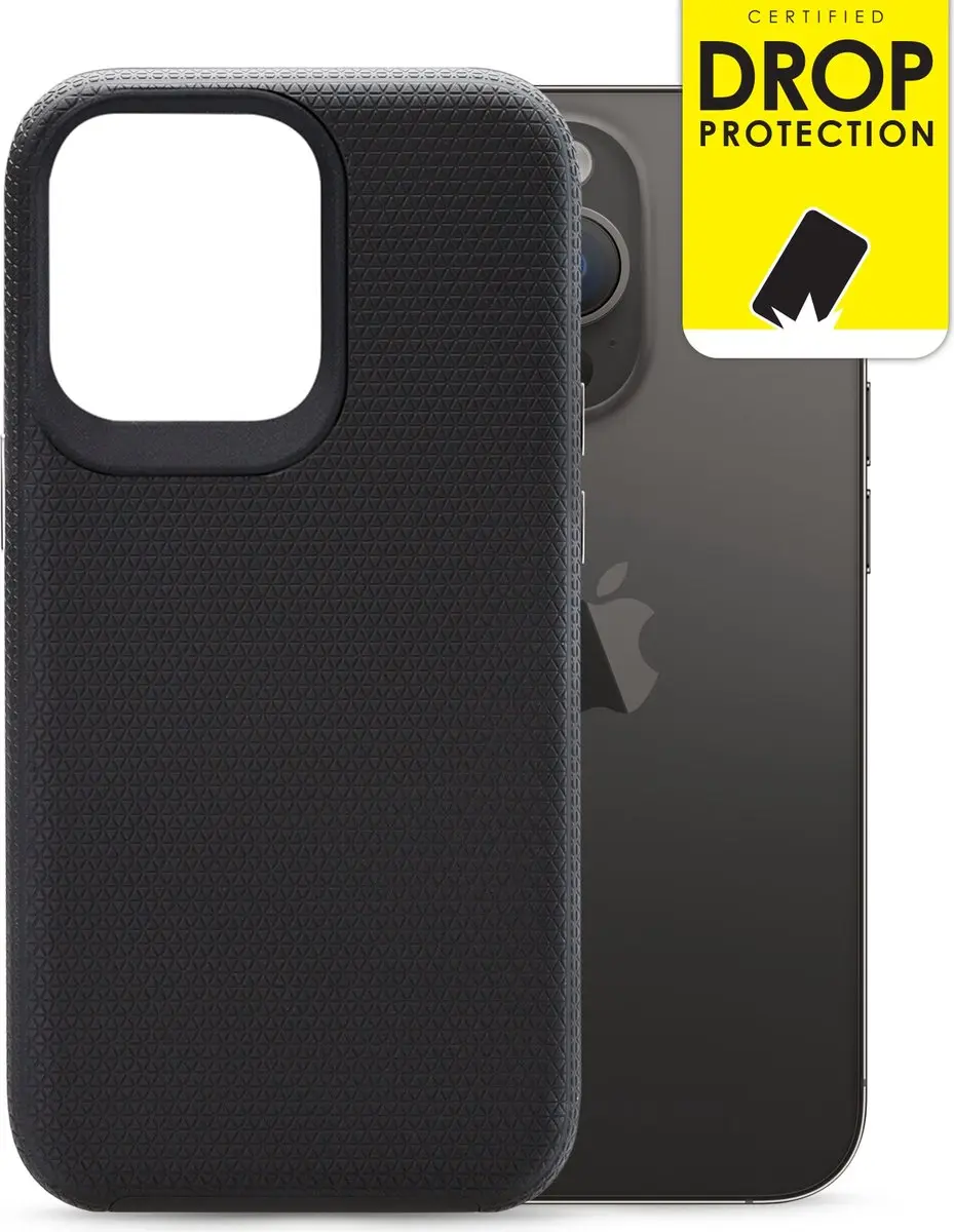 My Style iPhone 14 Pro Tough Backcover MSTCS1065 - Zwart