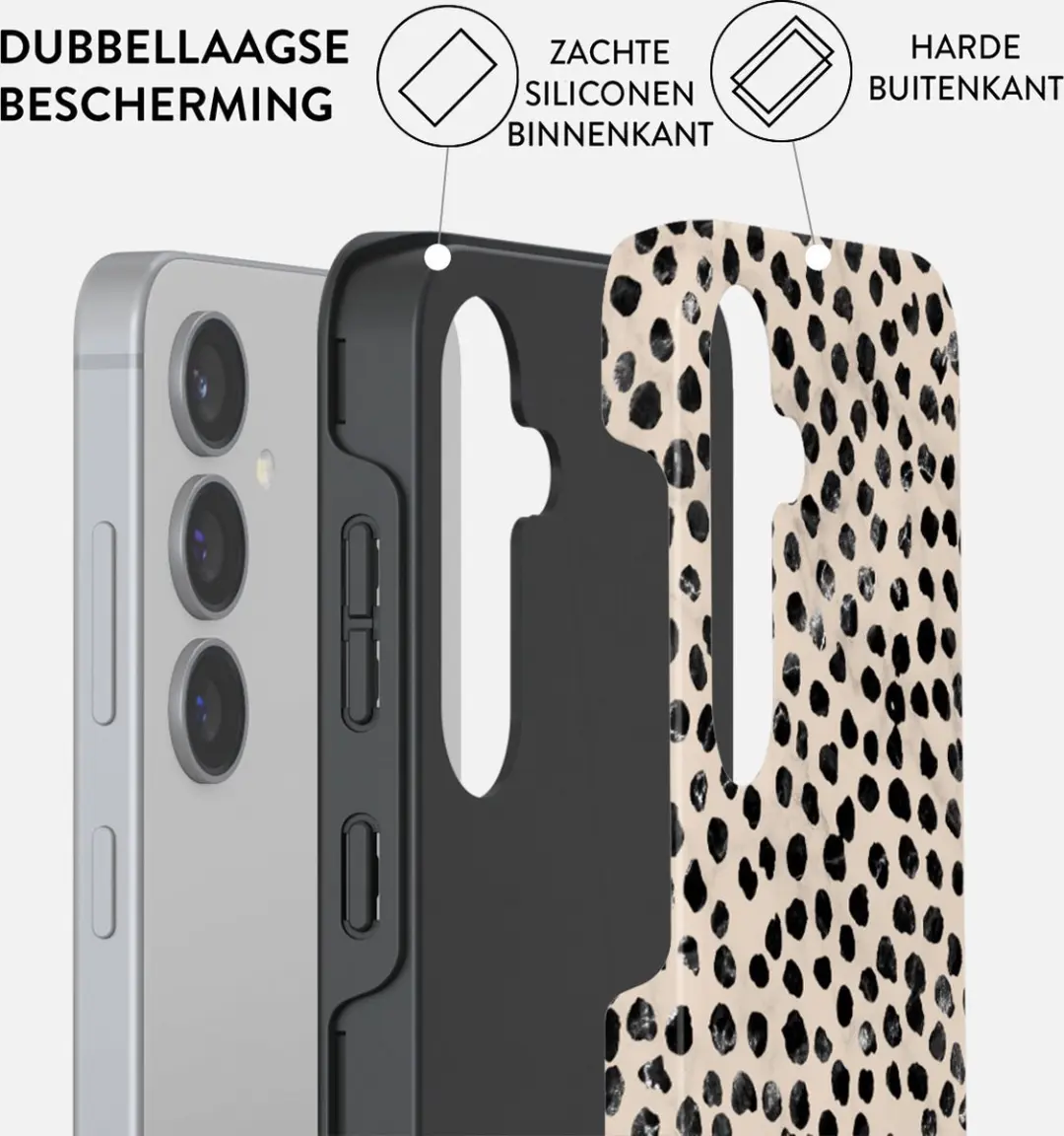 Burga Telefoonhoesje Samsung Galaxy S24 - Schokbestendig - Almond Latte - afbeelding 6 van 6