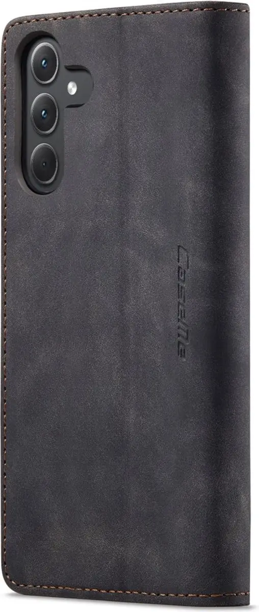 Caseme 013 Book Case Hoesje Samsung Galaxy A35 - Zwart
