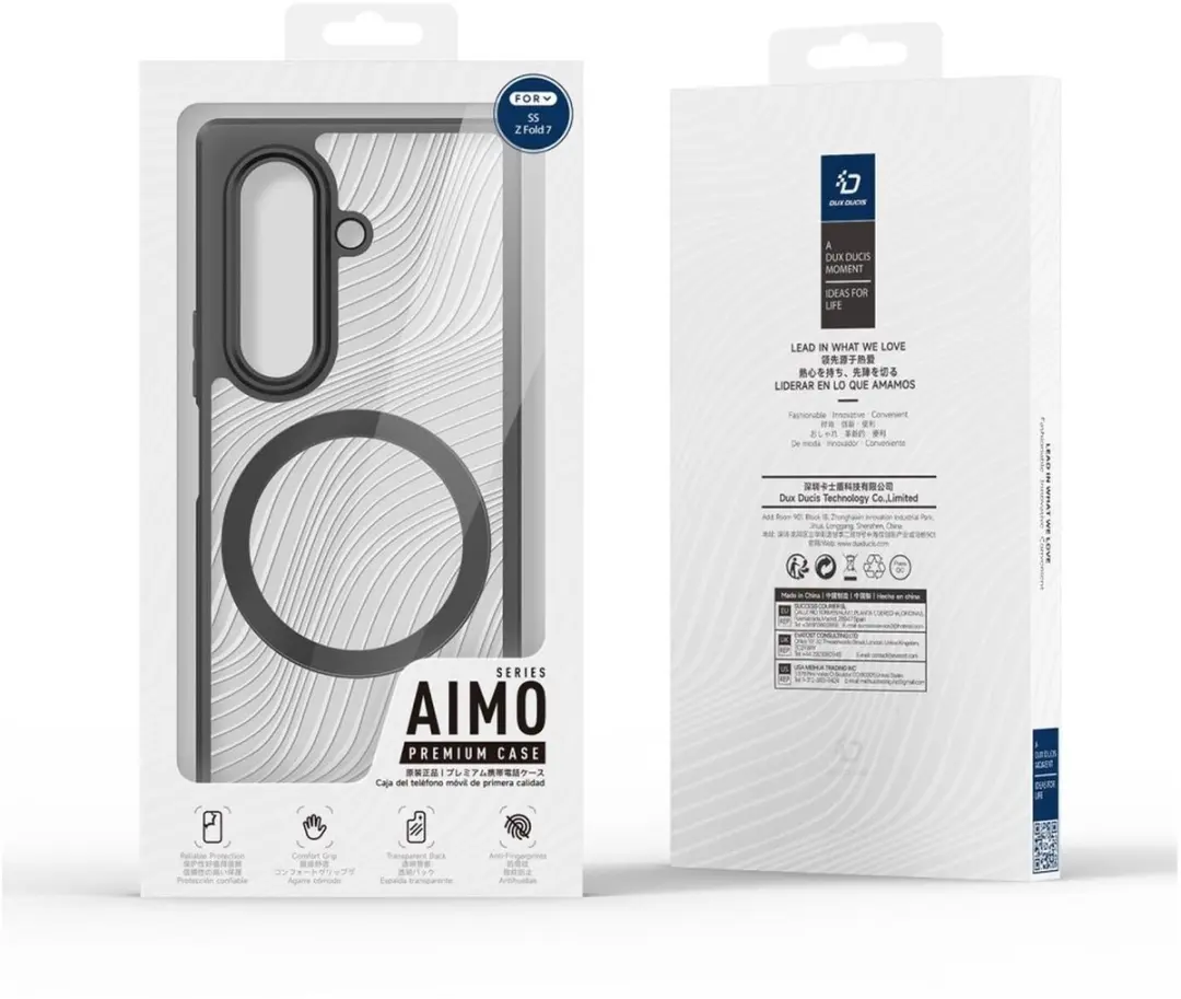 Dux Ducis Aimo Mag Series Hoesje Zwart - Samsung Galaxy Z Fold7