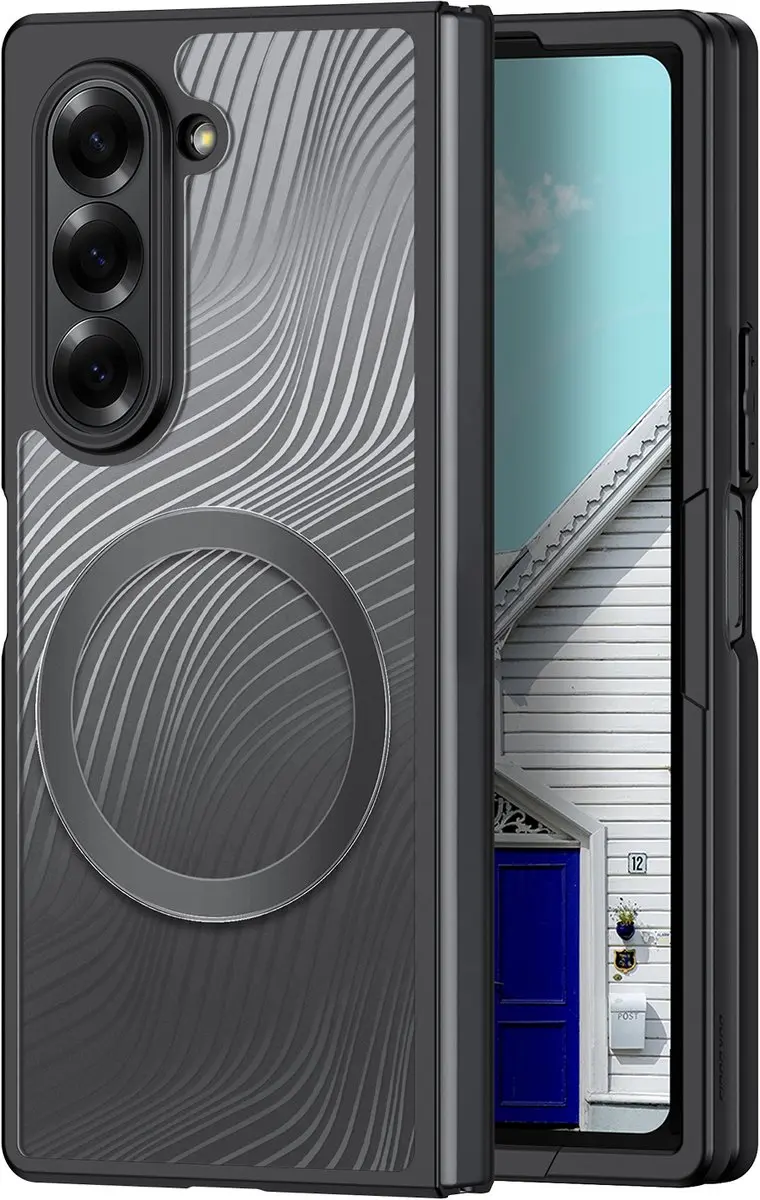 Dux Ducis Aimo Mag Series Hoesje Zwart - Samsung Galaxy Z Fold7