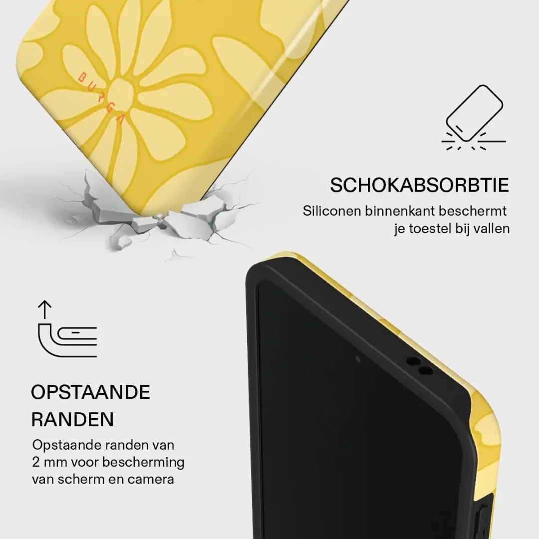 Burga Tough Backcover Samsung Galaxy A57 - Geel