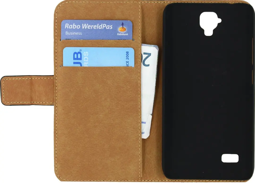 Mobilize Classic Wallet Bookcase Huawei Y5 (2015) - 2 Pasjes - Zwart