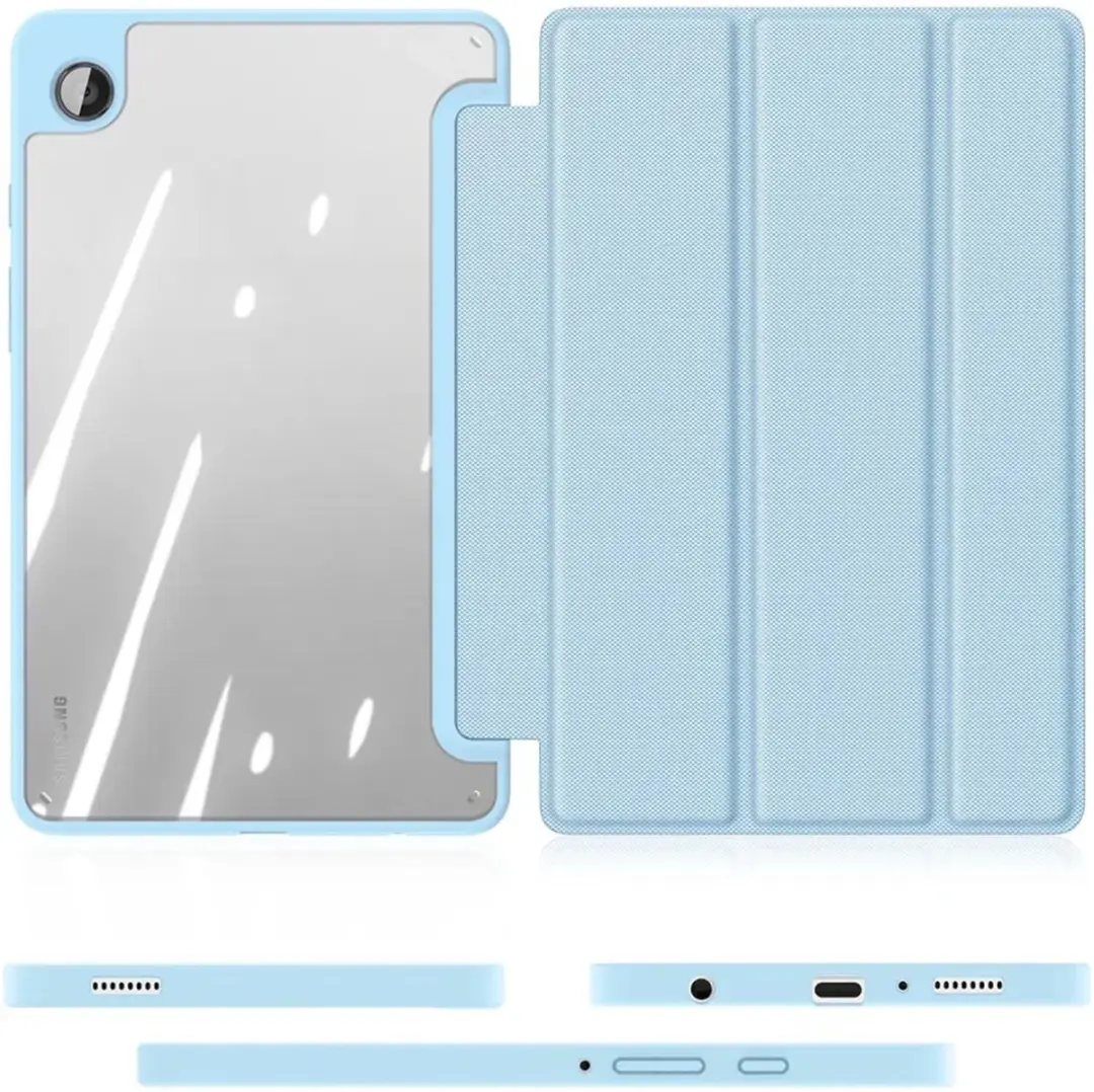 Dux Ducis Toby Series Tablethoes - Samsung Galaxy Tab A9 8.7" - Licht Blauw