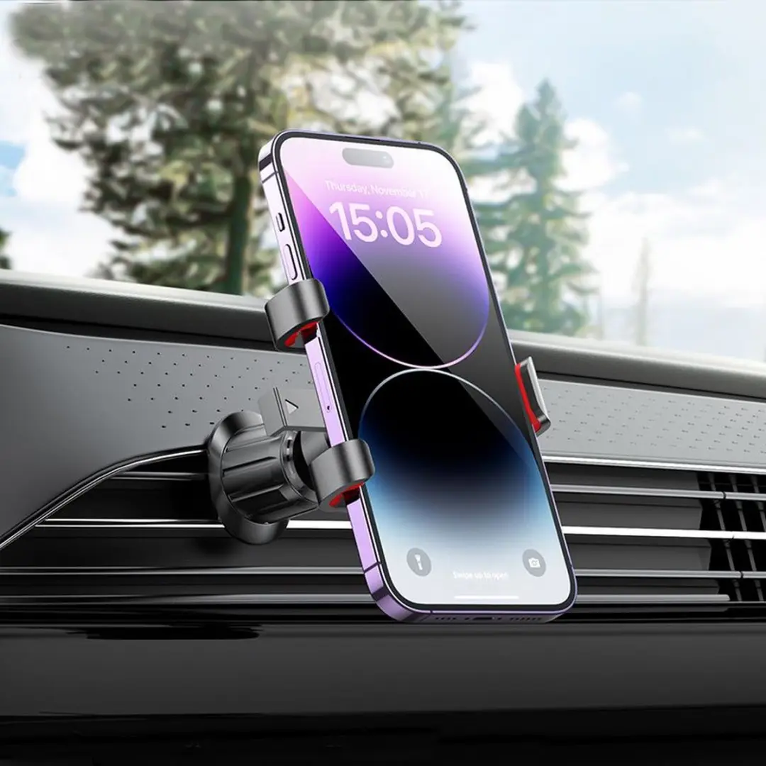 Hoco Dragon H21 Autohouder - Ventilatierooster - Zwart