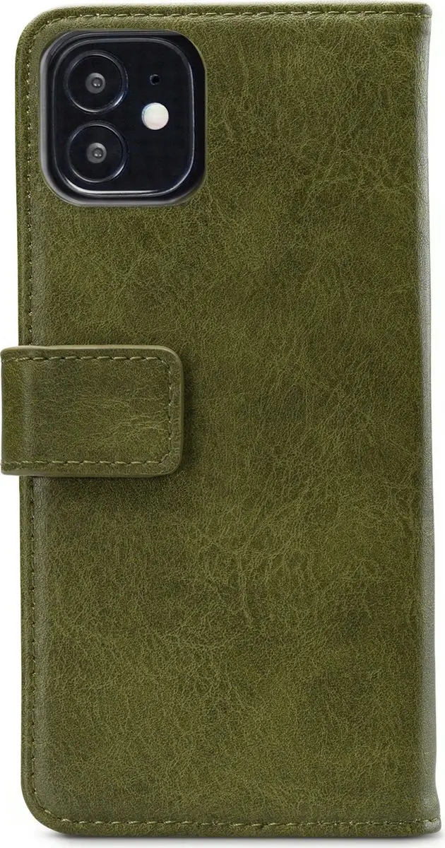 Mobilize iPhone 12 Mini Elite Gelly Wallet Book Case Groen