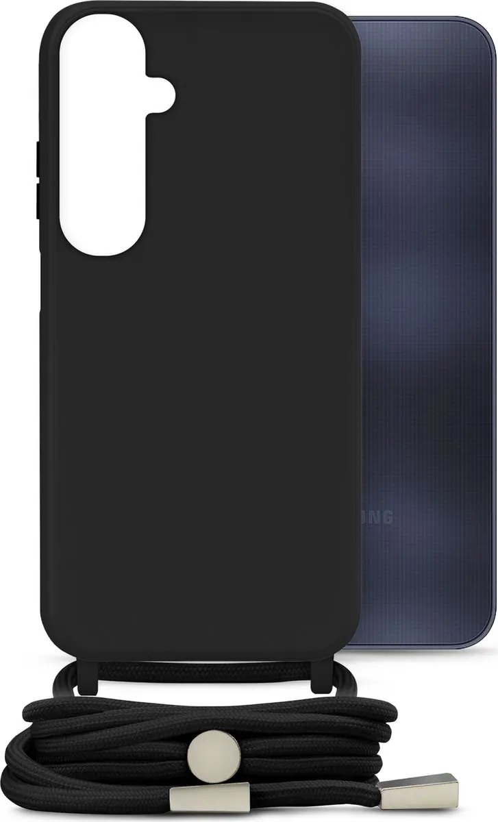 Mobilize Lanyard Gelly Hoesje MOB-LGCB-GALA255G - Samsung Galaxy A25 - Zwart