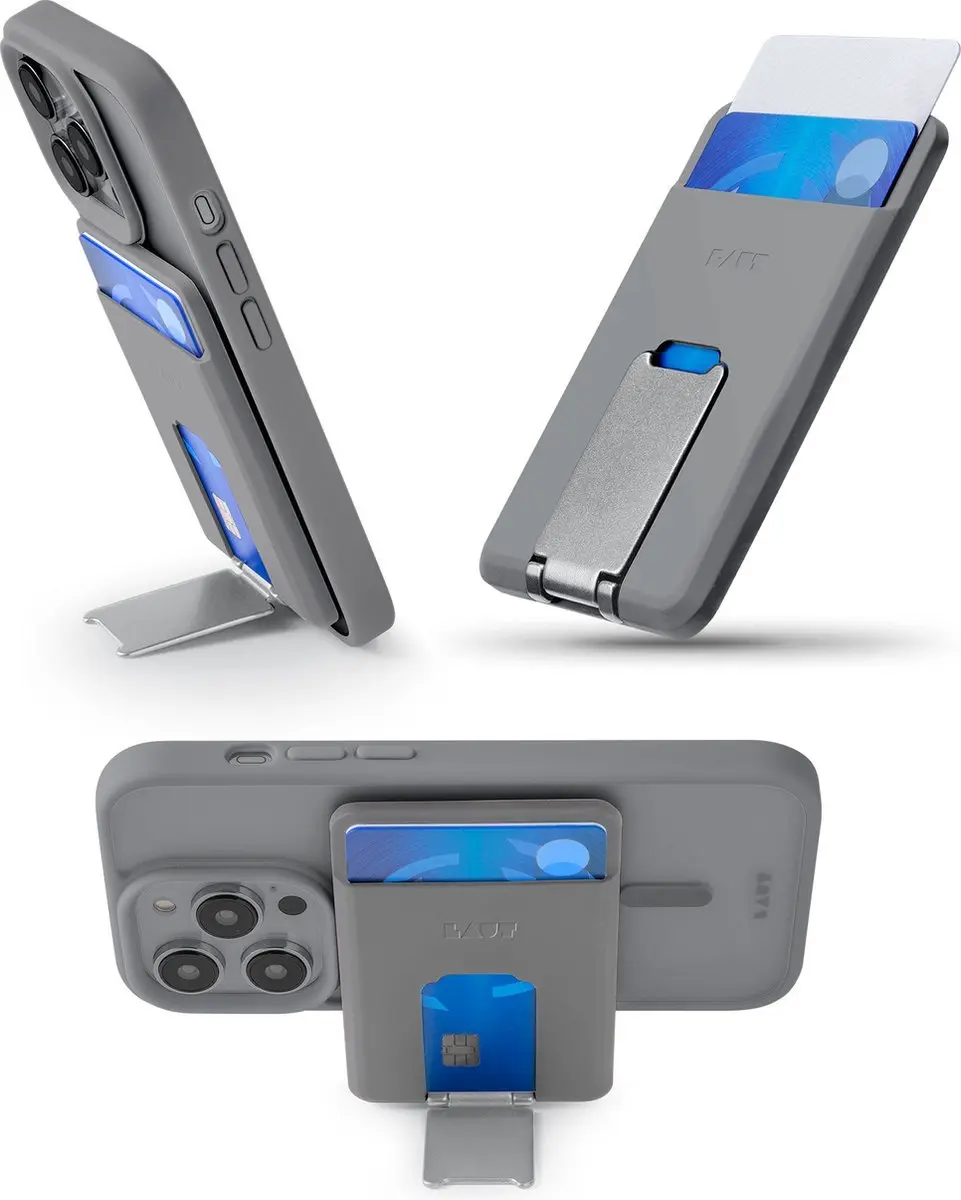 Laut MagSafe Wallet - Grijs