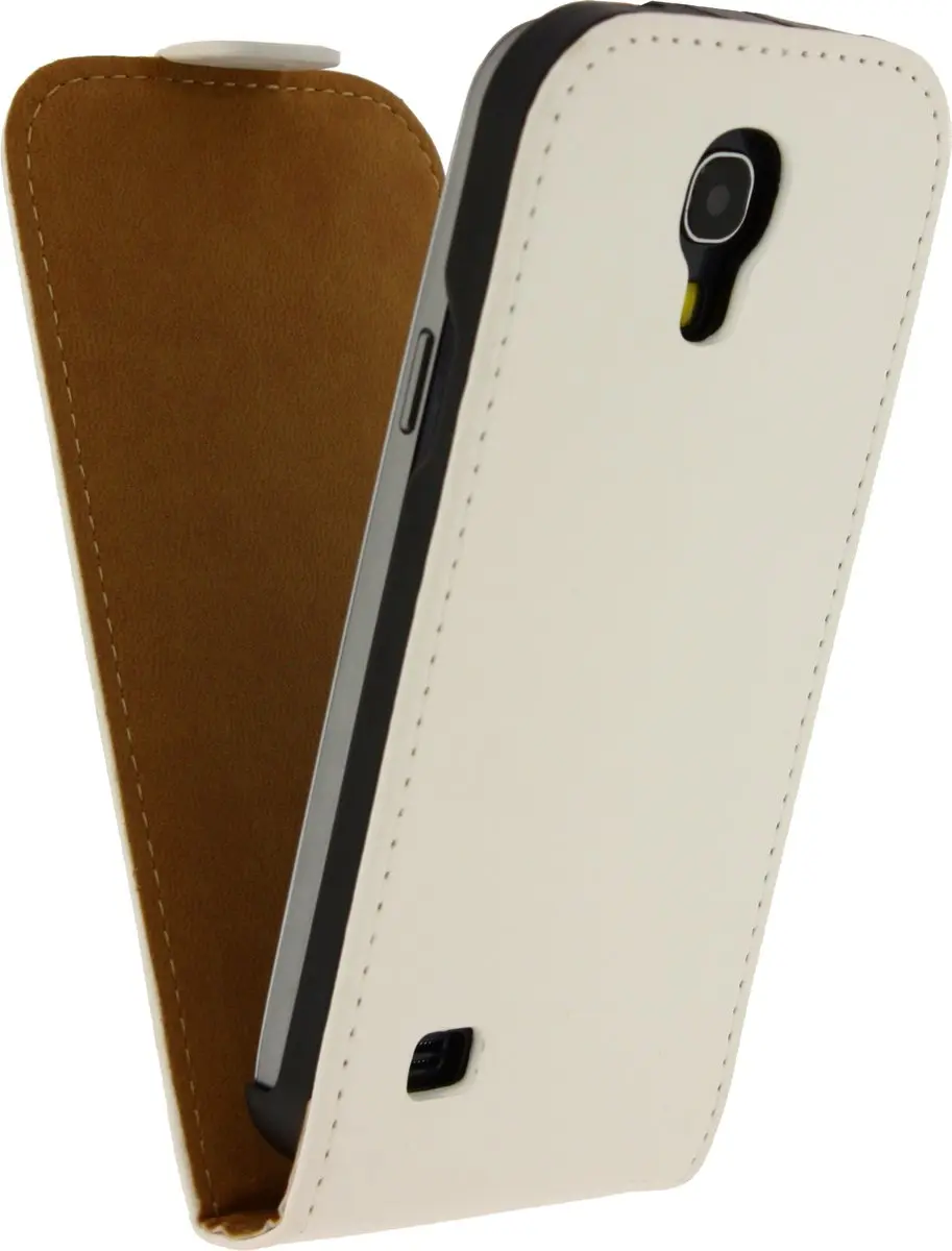 Mobilize Ultra Slim Flip Case I9195 - Samsung Galaxy S4 Mini - Wit