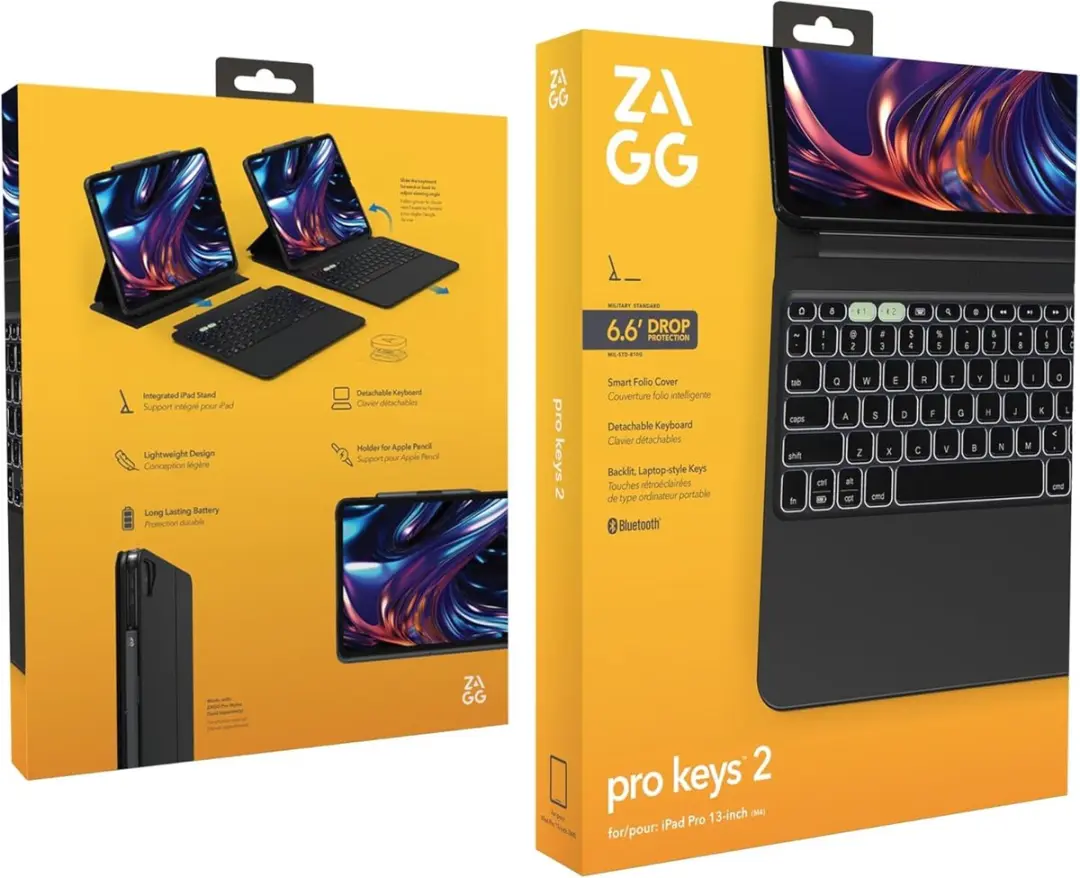 ZAGG Pro Keys 2 103414666 Toetsenbordhoes - iPad 10.2/10.9 - Zwart - afbeelding 6 van 6
