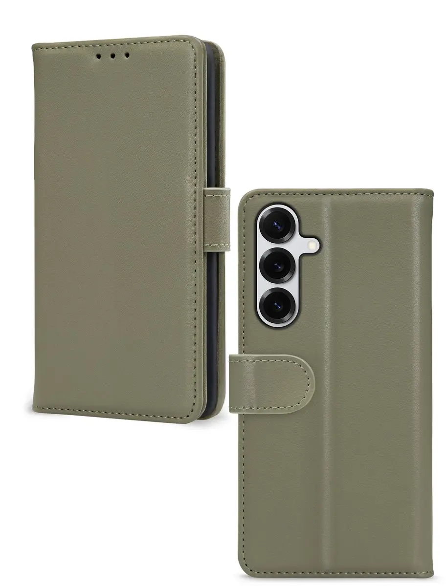 Mobilize Premium Gelly Bookcase Portemonnee Groen - Samsung Galaxy S25 Plus