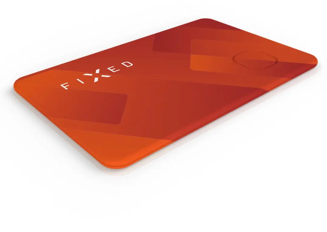 Fixed Tag Card FIXTAG-CARD-OR Bluetooth Tracker - Oranje