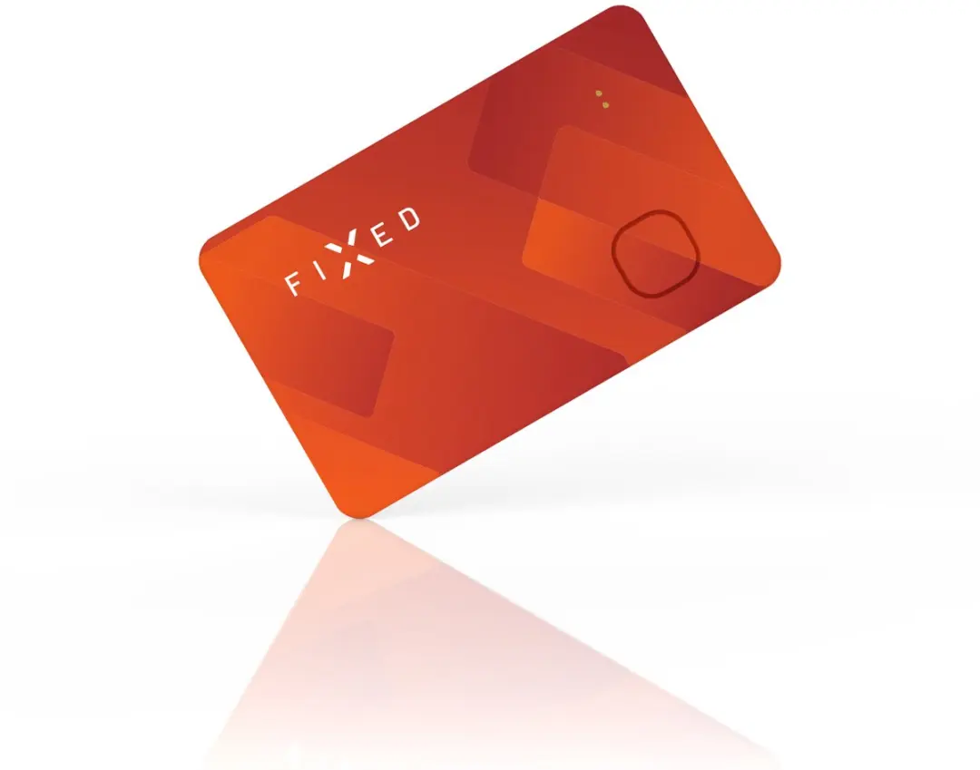 Fixed Tag Card FIXTAG-CARD-OR Bluetooth Tracker - Oranje