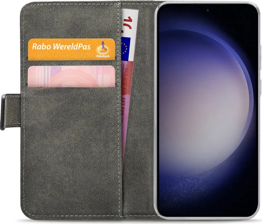 Mobilize Classic Gelly Wallet Bookcase Hoesje S23 - Zwart