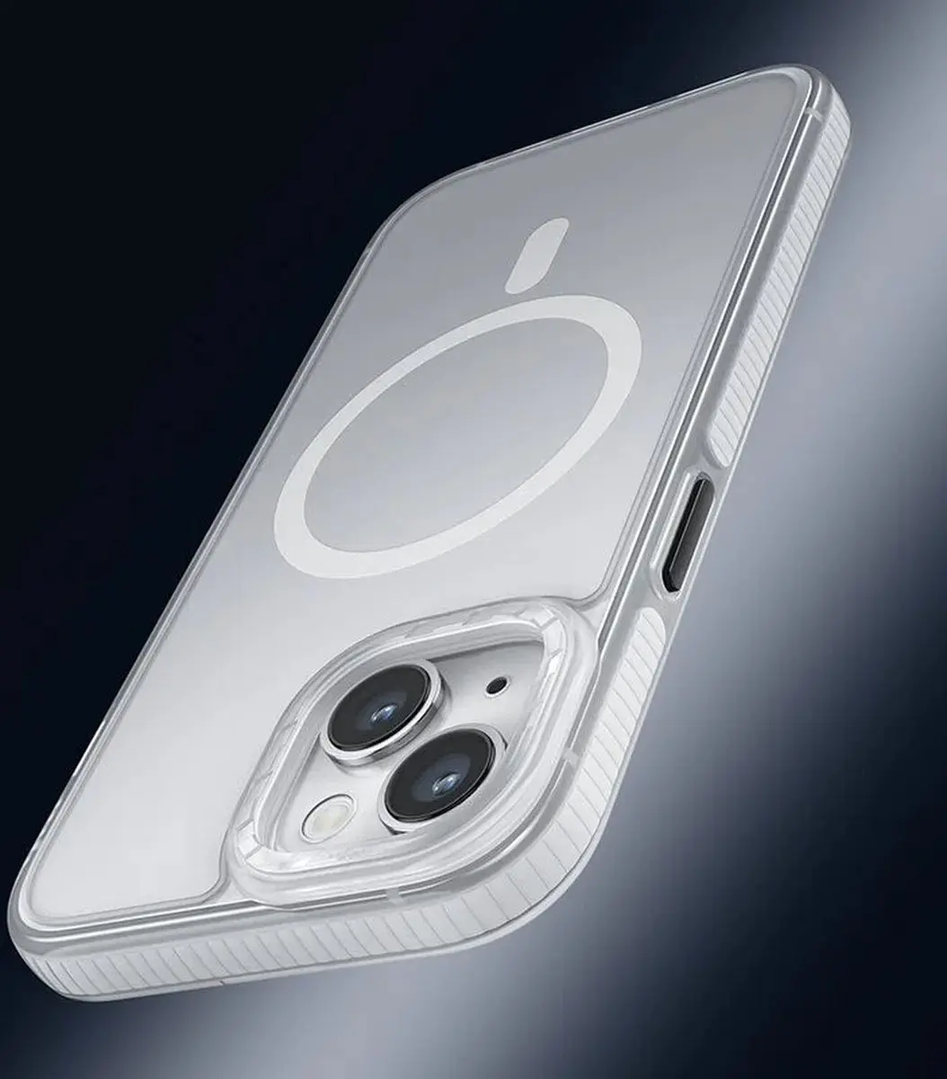 Hoco Lord Series MagSafe Hoesje iPhone 15 Pro - Wit