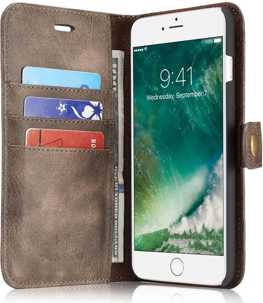 DG.MING iPhone 7/8 Plus Portemonnee Hoesje