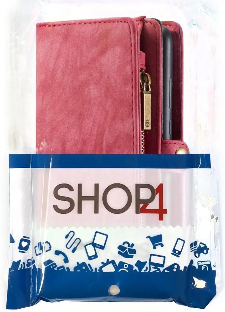 Caseme Samsung Galaxy S20 Ultra Hoesje - Vintage Rood - 8 Pasjes - afbeelding 6 van 6