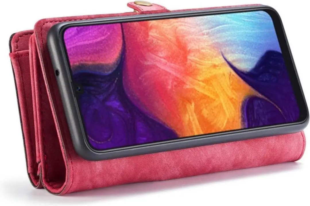 Caseme Samsung Galaxy S20 Ultra Hoesje - Vintage Rood - 8 Pasjes