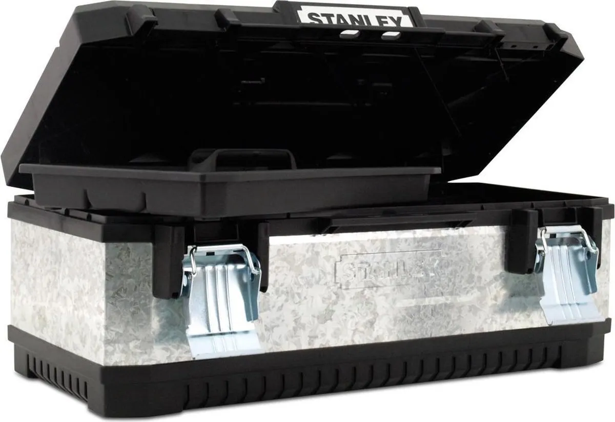 Stanley Galva Gereedschapskoffer 20" - 2-delig - Zwart/Grijs