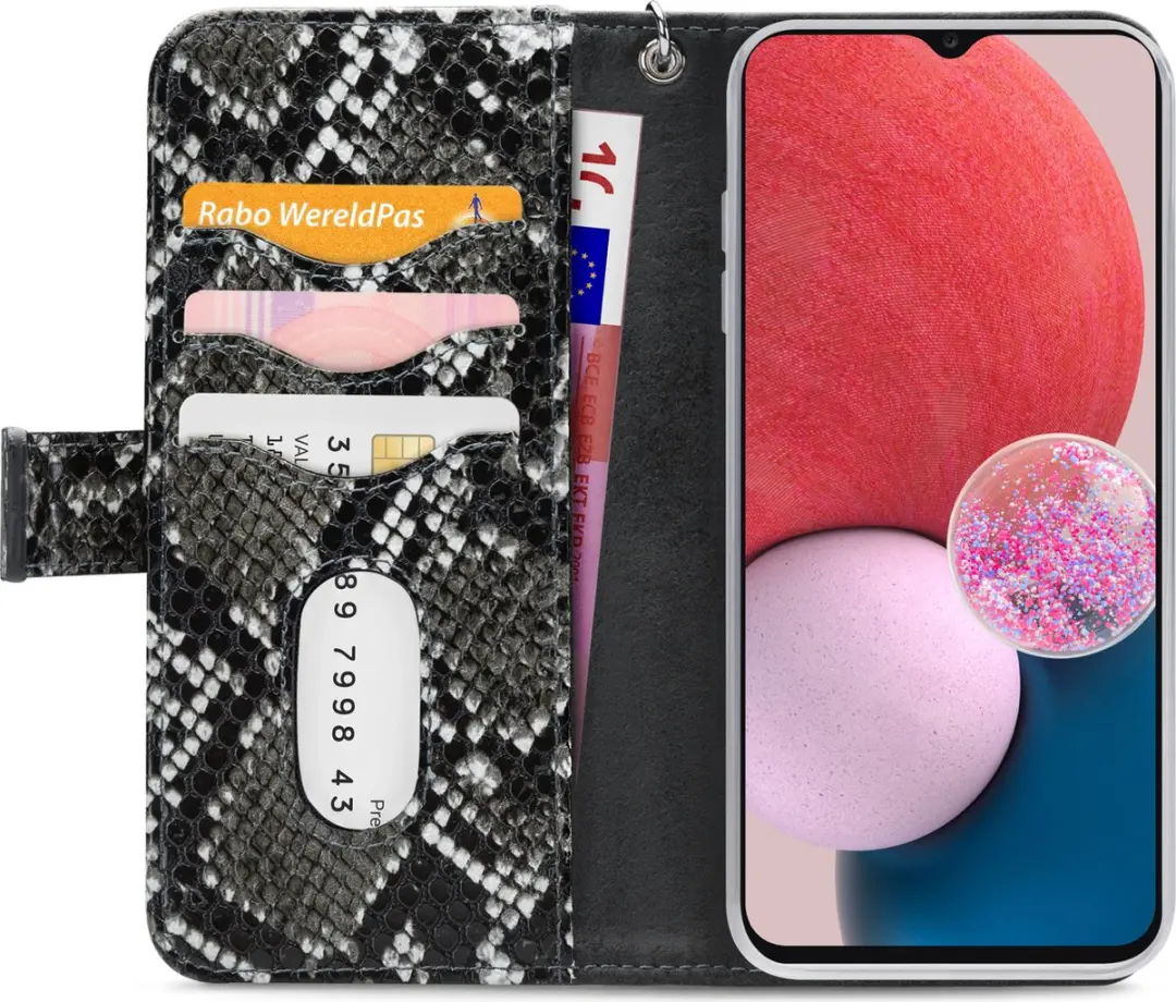 Mobilize Gelly Wallet Zipper Samsung Galaxy A13 4G - Hoesje - 4 Pasjes - Zwart