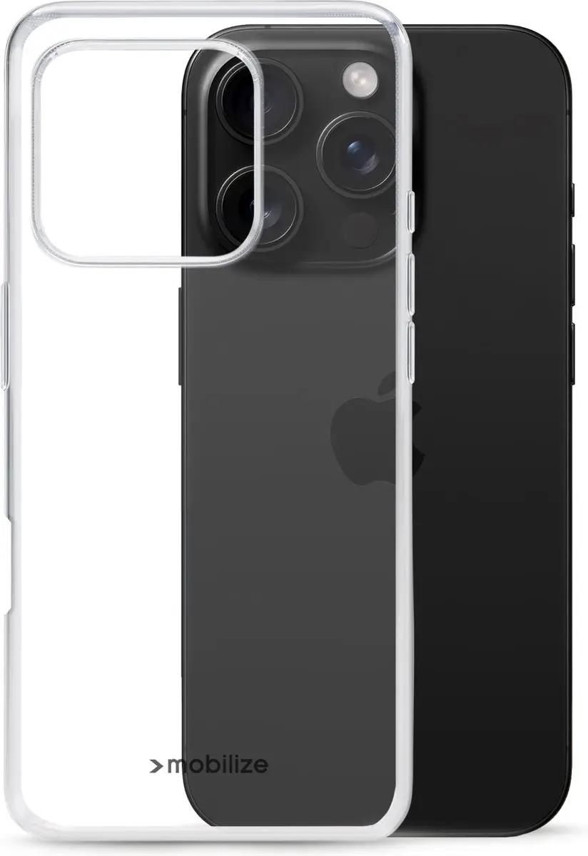 Mobilize iPhone 16 Pro TPU Hoesje - Transparant - 10441