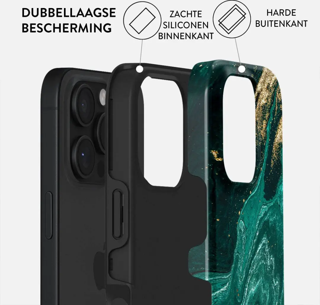 Burga Tough Case Apple iPhone 16 Pro - Emerald Pool