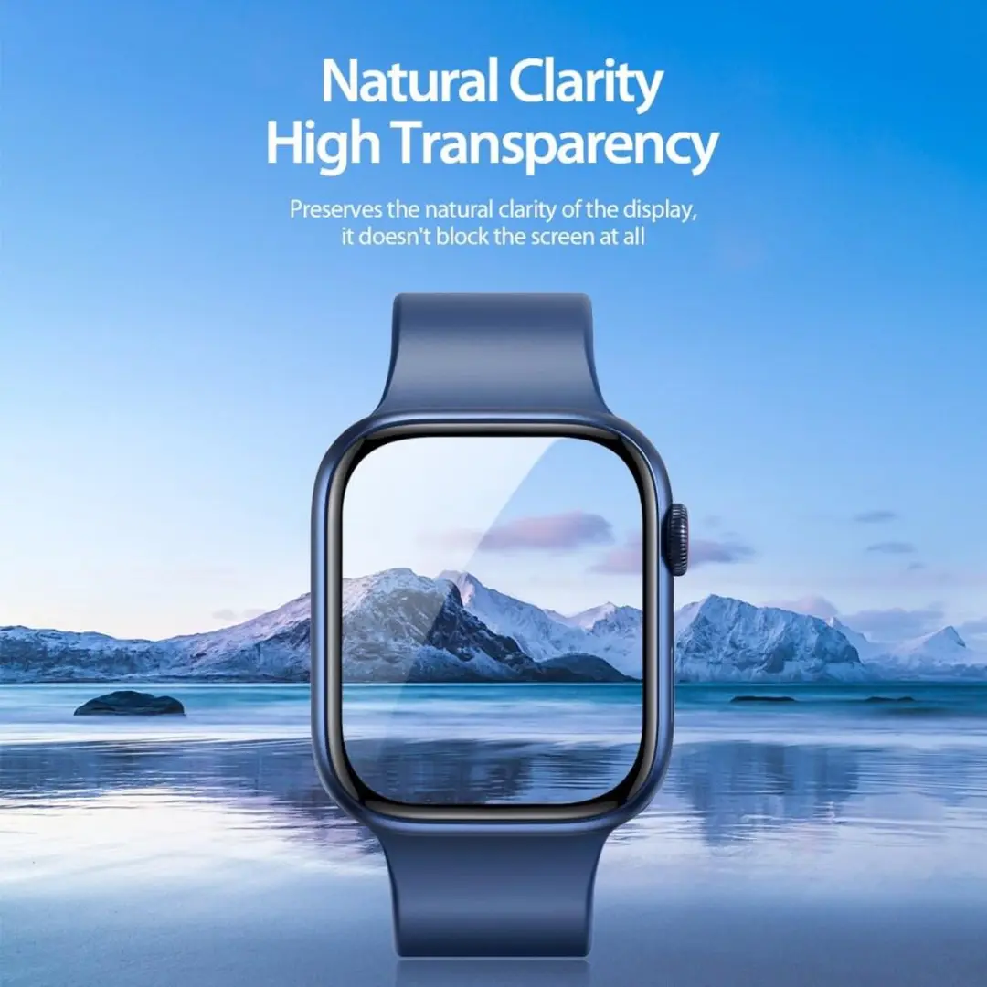 Dux Ducis Screenprotector Apple Watch 41mm - 2 Stuks - Zwart