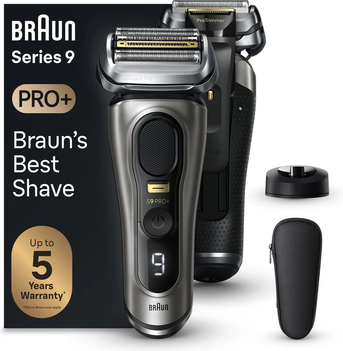 Braun Series 9 Pro+ 9515s Elektrisch Scheerapparaat - Grijs