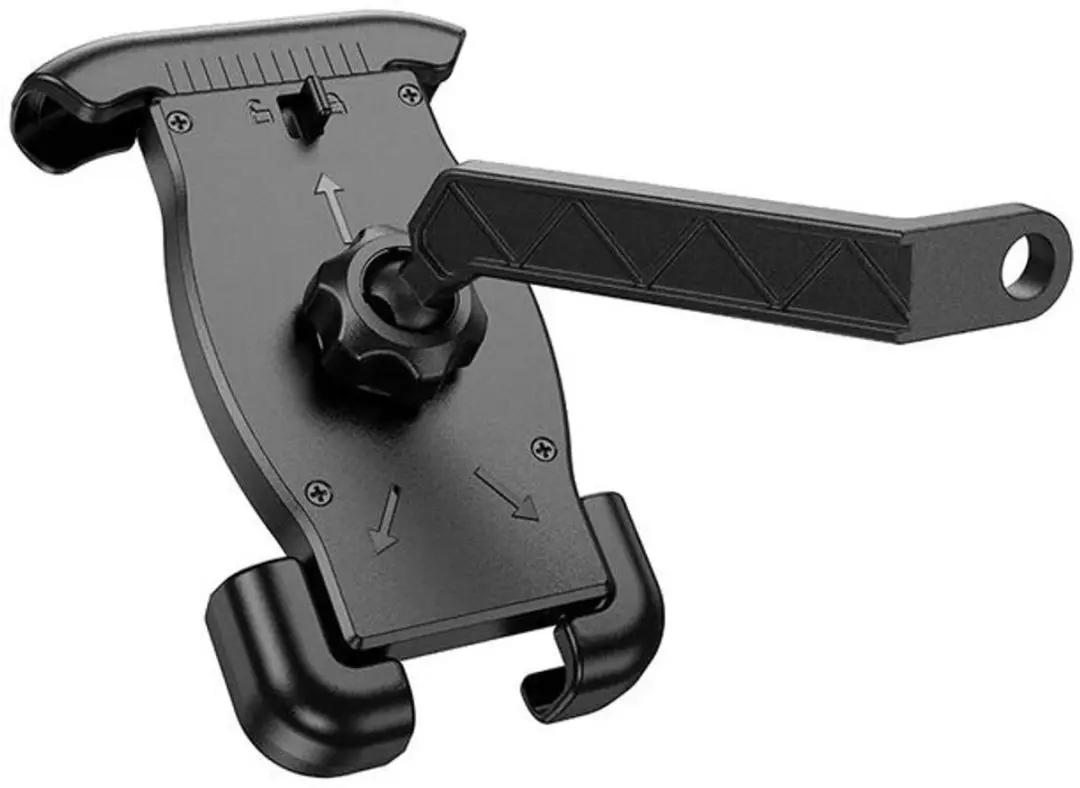 Hoco Telefoonhouder Motor Spiegel - Tot 7 Inch - Zwart - afbeelding 6 van 6